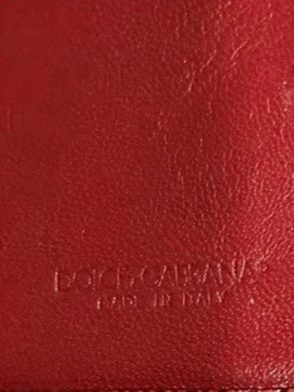 Dolce & Gabbana vintage Red Patchwork Wallet snake embossed leather - Picture 9 of 14